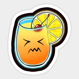 Sour cocktail Sticker